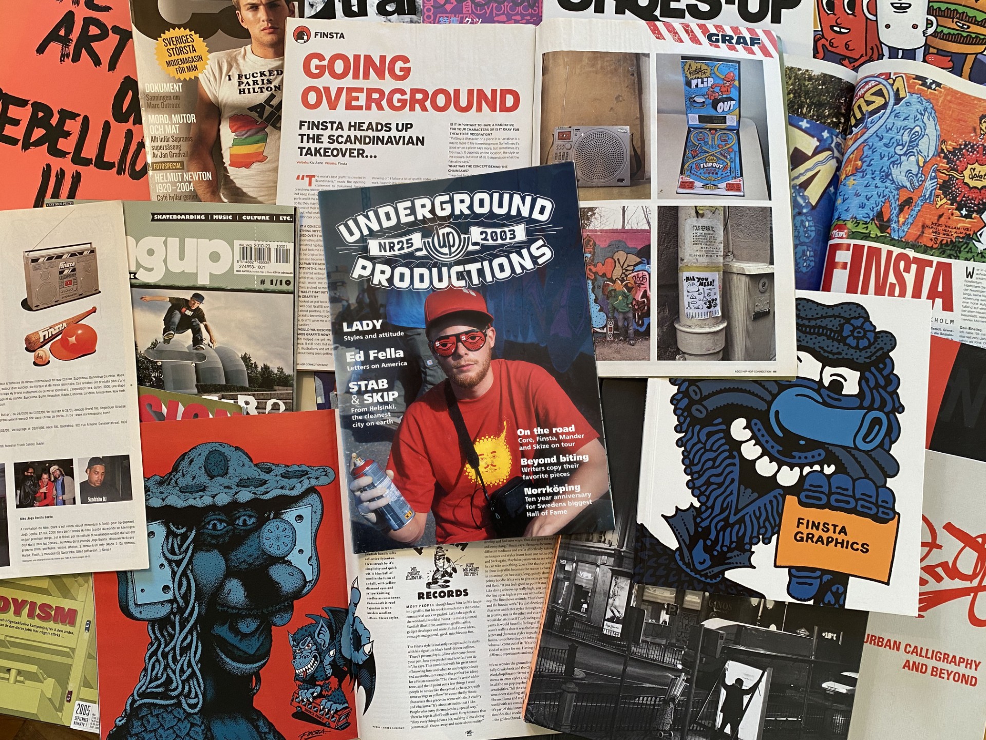 Finsta's Appearances in Various Publications